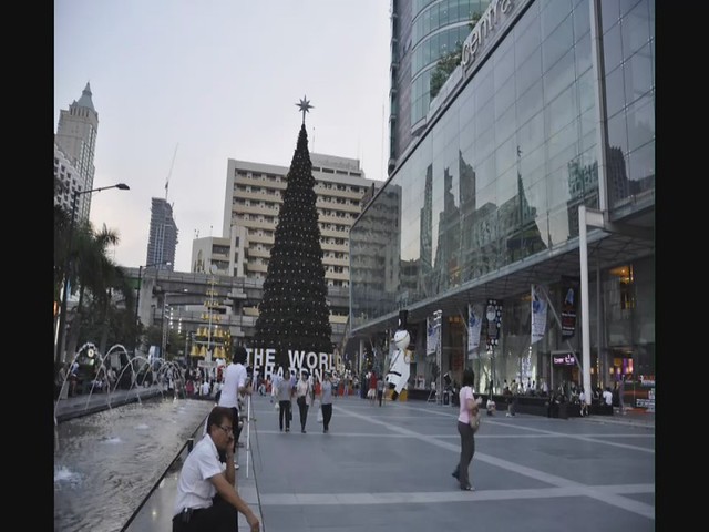 Central World Plaza During HolidaysTime Lapse - Bangkok