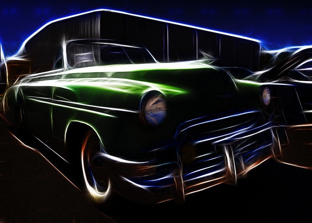52 Chevy Deluxe HDR Fractalius