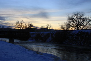 Bighorn River at Dusk