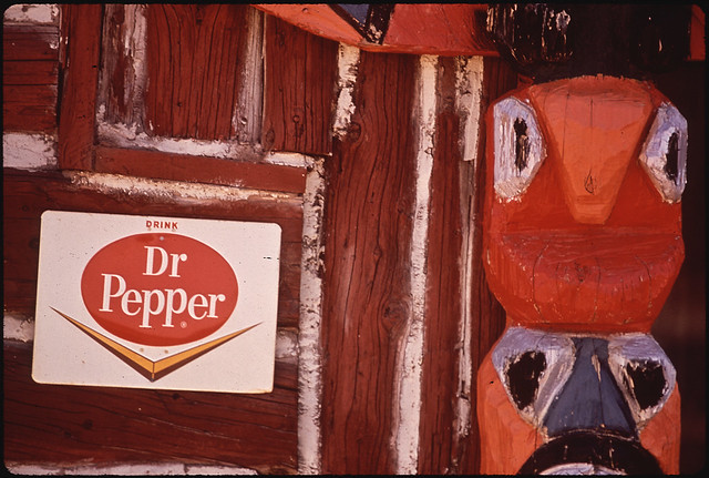 Totem Pole at a Trading Post (For Tourists) on the Hopi Indian Reservation 06/1972