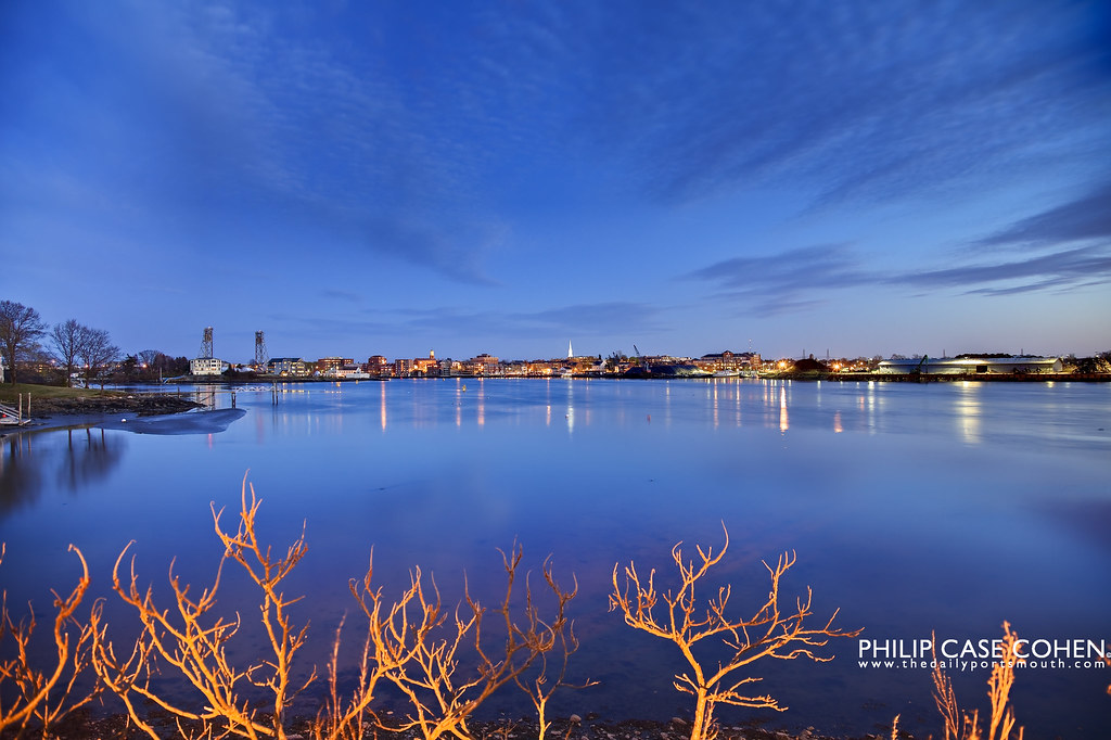 Portsmouth from Kittery by Philip Case Cohen