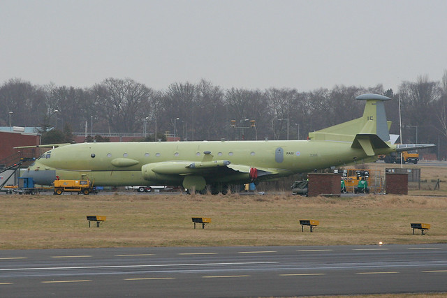 ZJ515 - Bae Nimrod MRA.4, the project was canceled in 2011 and the abject UK Government ordered the immediate breaking of all frames