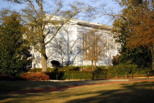 The Chapel Sits Beyond Herty Field at the University of Georgia in Athens