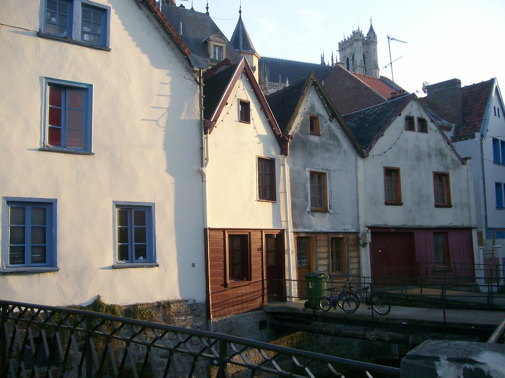 Amiens, le antiche case di rue du Don