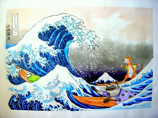 Appropriation: The Great Wave Off Kanagawa | by Zhutta