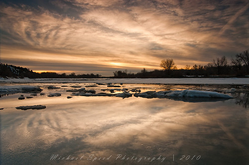 winter sunset ice clouds reflections river daylight spring montana filter montanasunset filterwork smcpentaxda1645mmf4 pentaxk20d photographingmontana