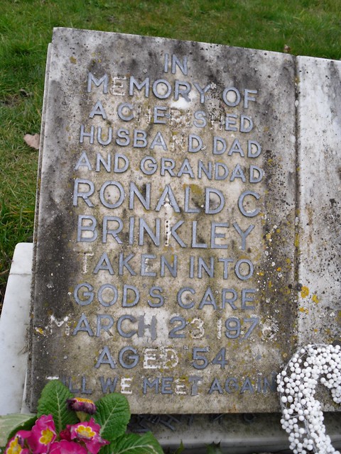 Grandad Brinkley Died 1978