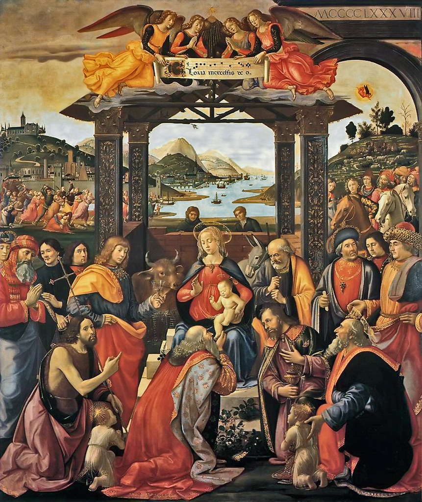 Domenico Ghirlandaio 1488 - Adorazione dei magi