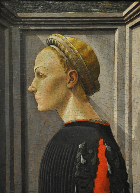 Portrait of a Woman  Attributed to Paolo Uccello (Paolo di Dono) (Italian, Florentine, 1397–1475)  1430s. MET, NYC
