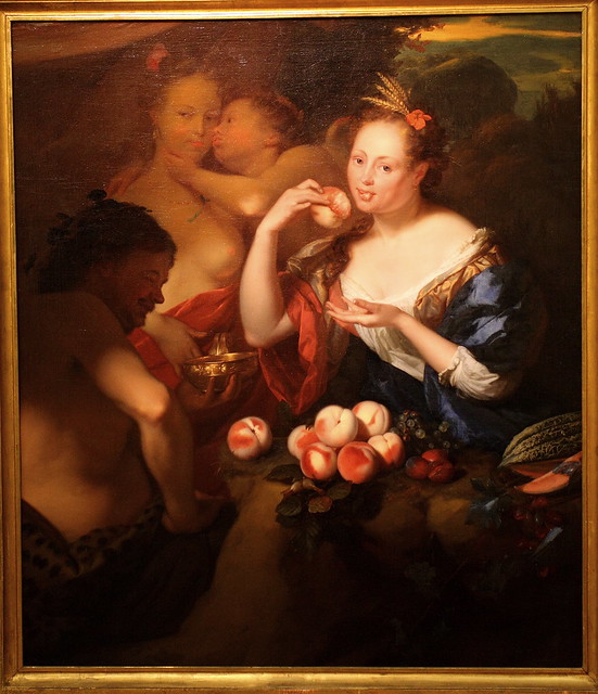 Godfried SCHALCKEN, Venus, Cupid, Bacchus and Pomona
