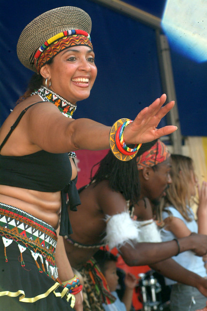 DSCF9961ok South African Tourism Music Festival Coin Street London Zulu Lady