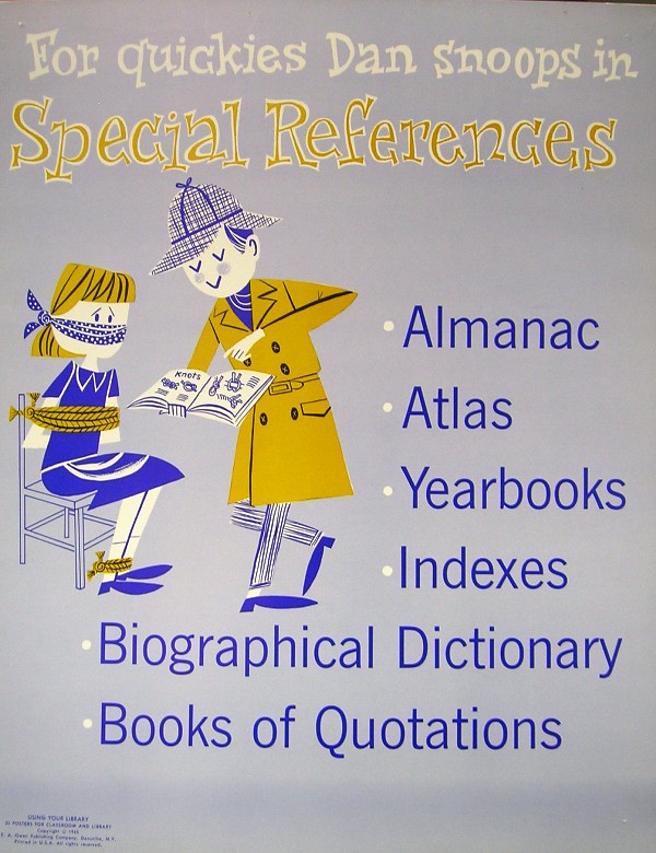 RETRO POSTER - For Quickies Dan Snoops in Special References