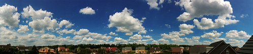 blue houses sky panorama beautiful skyline clouds invading renzsz