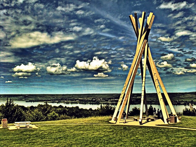 Teepee HDR (Chamberlain) taken with the point and shoot