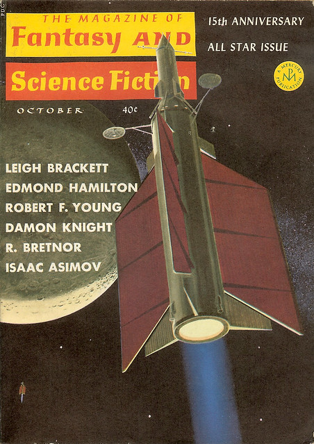 Fantasy and SF -  October 1964 - cover by Bonestell