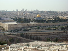 The Temple Mount from the Mount of Olives