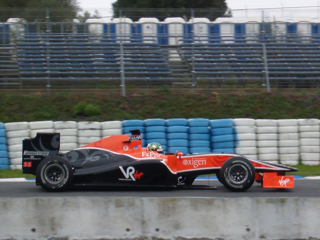 Virgin Racing. Luca di Grassi