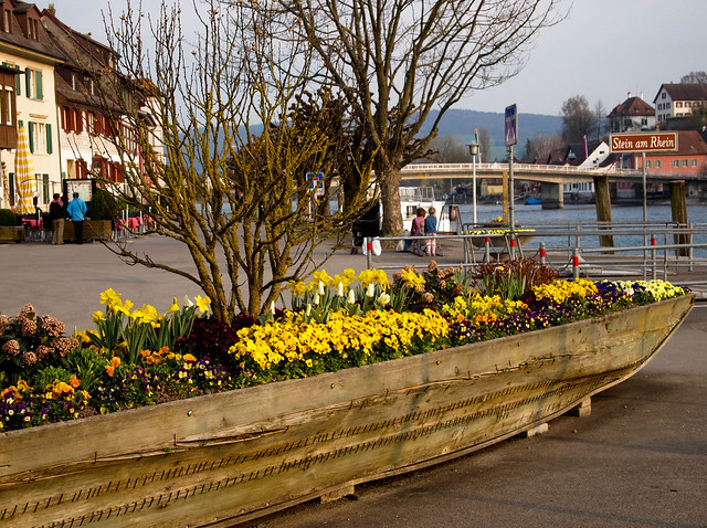 Flower boat, Stein-am-Rhein