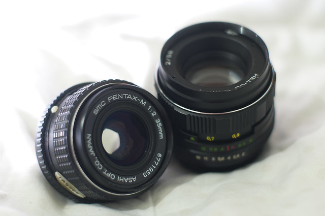 Pentax-M and Helios Lenses