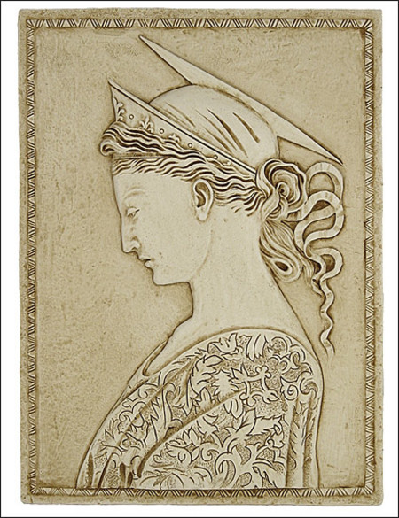 Donatello - St. Cecilia as Artemis, sciattiato relief of Contessina de Bardi