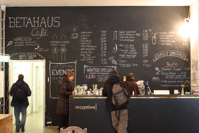 I've redesigned the menu on the blackboard wall @betahaus