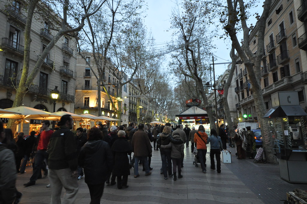 La Rambla - La Rambla is a street in central Barcelona, popu… - Flickr