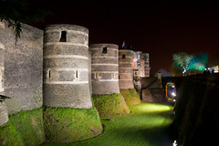 Le Chateau d'Angers de nuit (2)