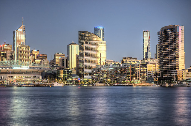 Melbourne city and Docklands