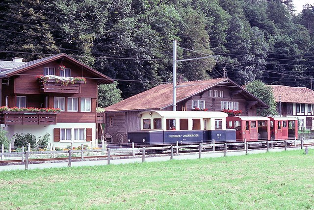 Trains Meiringen-Innertkinchen (Suisse)