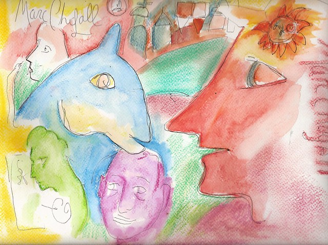 MY LATEST AQUISITION: the Chagall I love the most...