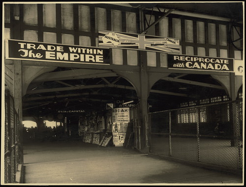 Billboard at Circular Quay Wharf promoting trade between Australia and Canada | by Powerhouse Museum Collection