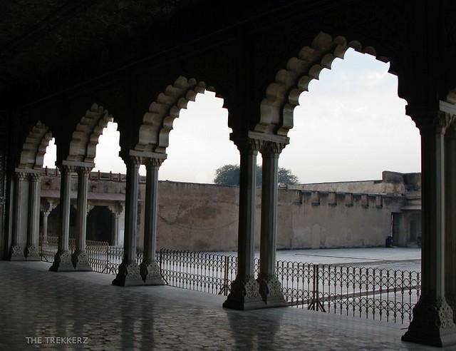 Through the arhces of Sheesh Mahal, Lahore Fort