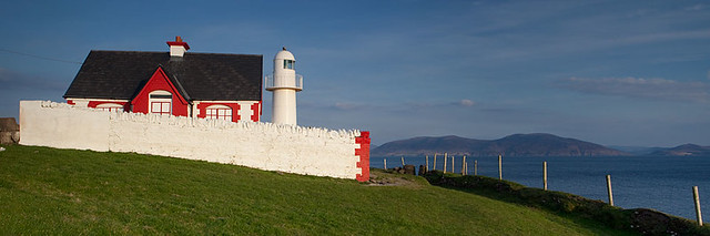 Dingle lighthouse panoramic view (Kerry, Ireland)
