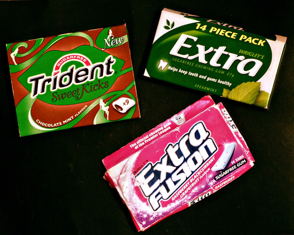 Chewing Gum | Trident and Extra Fusion from UK, Extra from N… | Flickr