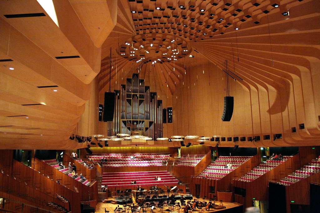 Sydney Opera House Concert Hall Interior The Interior Of