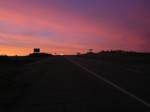 road sunset roadtrip northdakota nd