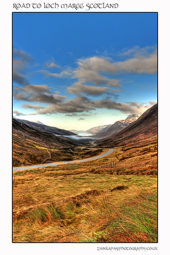 Road to Loch Maree print by Zedboss