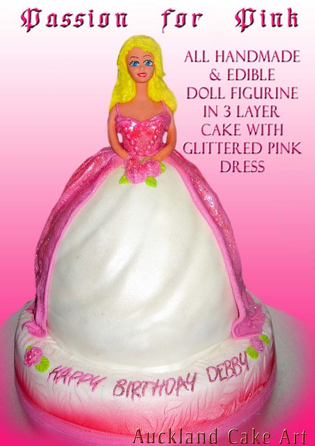 PASSION FOR PINK BARBIE BIRTHDAY CAKE