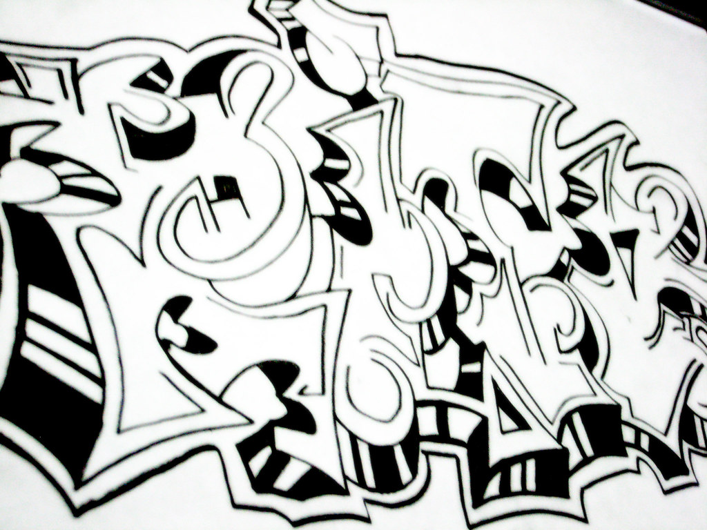 Graffiti a4 pencil 3B 1 t giy a4 1 chic bút chì 3B 