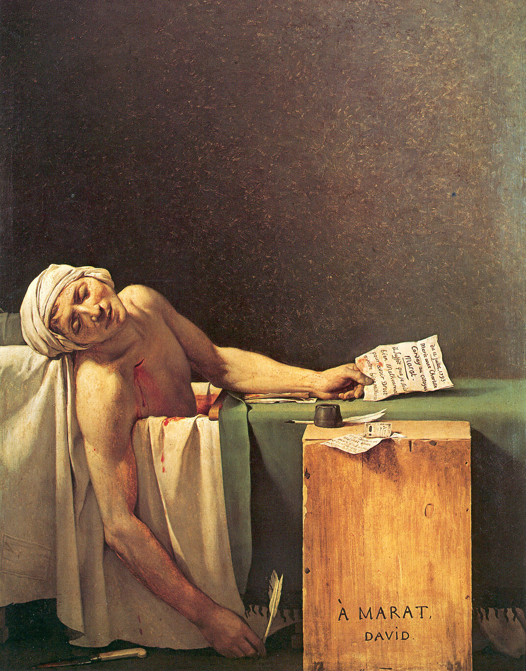Jacques-Louis David - Marat 1748-1825