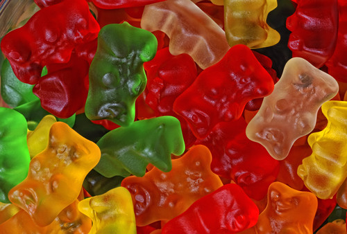 Gummy Bears Closeup