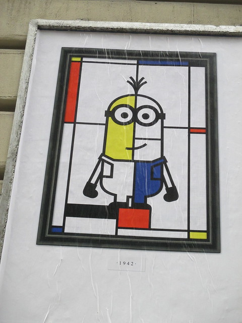 Piet Mondrian Minion Fine Art Portraits Posters 5407