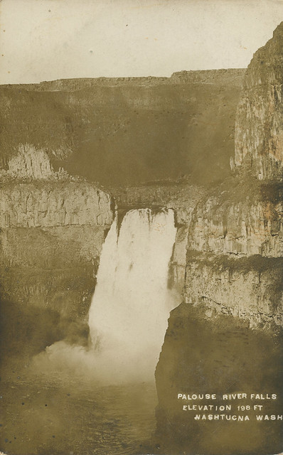 Palouse River Falls, circa 1910 - Palouse Falls, Washington