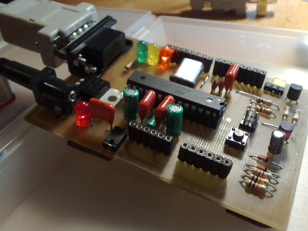 Arduino single-sided serial board