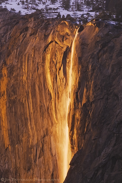 Liquid Sunshine - Horsetail Falls, Yosemite National Park, California