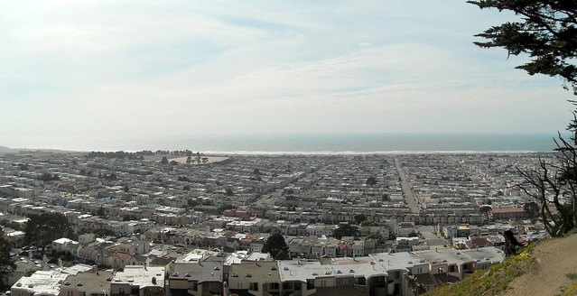 View of the Sunset District from Grandview Park