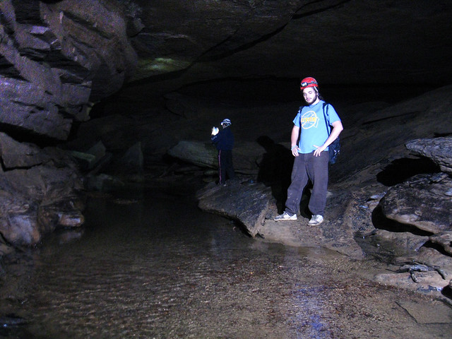 Mark Senne and Dr. Peter Li, Indian Cave, Cookeville, TN
