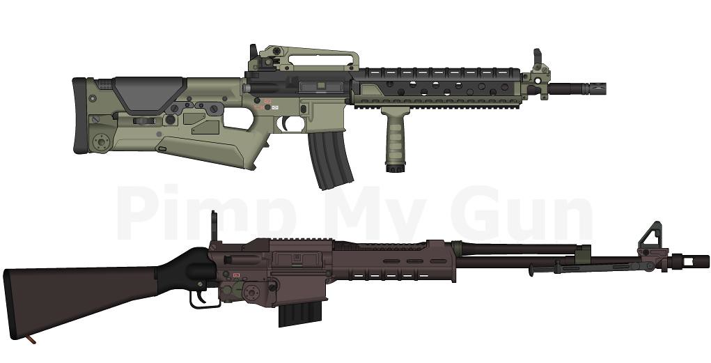 M4D2 & HKAR | Two more rifles I've been working on. The firs… | Flickr