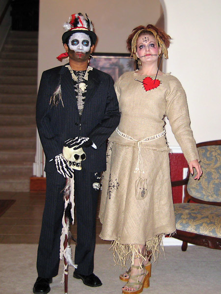 Witch Doctor & Voodoo Doll | Made both our costumes this yea… | Flickr