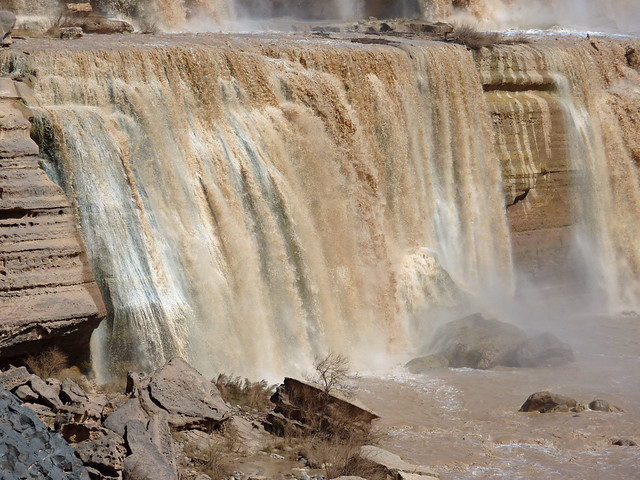 One part of the Grand Falls of the Little Colorado River